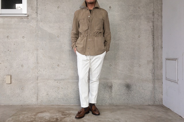 20S/S シーズン EMMETIのスエードサファリジャケット入荷しま 20S/S シーズン EMMETIのスエードサファリジャケット入荷しま
