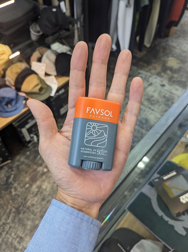 日焼け止めFAVSOL【Natural UV Vitamin Stick】
