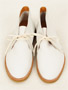 Hiroshi Tsubouchi + Bassett Walker Chukka Boot: White Grain Leather Hiroshi Tsubouchi + Bassett Walker Chukka Boot: White Grain Leather