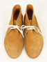 Hiroshi Tsubouchi + Bassett Walker Chukka Boot: Brown Suede Hiroshi Tsubouchi + Bassett Walker Chukka Boot: Brown Suede