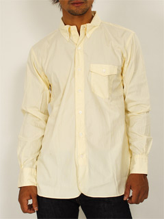 Pin Stripe Buttondown Shirt: Yellow Pin Stripe Buttondown Shirt: Yellow
