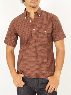 Engineered Garments Buttondown Pullover Shirt: Dark Red Engineered Garments Buttondown Pullover Shirt: Dark Red
