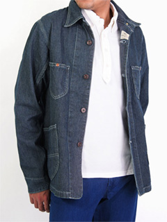 Bassett Walker Hickory Work Jacket Navy