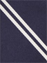 Silk Stripe Necktie: Navy Silk Stripe Necktie: Navy