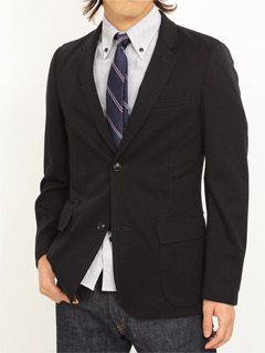 Silk Stripe Necktie: Navy Silk Stripe Necktie: Navy