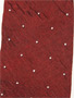 Silk Casual Dot Necktie: Burgundy Silk Casual Dot Necktie: Burgundy
