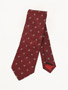 Silk Casual Paisley Necktie: Burgundy Silk Casual Paisley Necktie: Burgundy