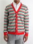 コットン(綿)のニットカーディガンを集めてみました: Herion (Bradford) Stripe Cotton Cardigan コットン(綿)のニットカーディガンを集めてみました: Herion (Bradford) Stripe Cotton Cardigan