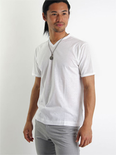 V-neck T-Shirt White