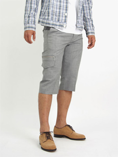 Diamond Geezer Wool Short Light Grey Diamond Geezer Wool Short Light Grey