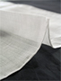 Ondata Linen Pocket Square: White Ondata Linen Pocket Square: White