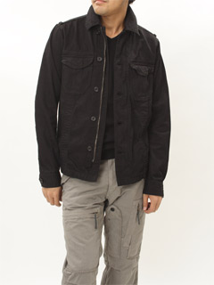 Sage de Cret Dyed Shirt Blouson Sage de Cret Dyed Shirt Blouson
