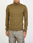 ast Wool Mock Turtleneck Tee: Olive