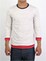 Stripe Reversible Tee 08SC-006 Red Stripe Reversible Tee 08SC-006 Red