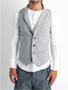 Cotton Jersey Vest 08SO-042 Grey Cotton Jersey Vest 08SO-042 Grey