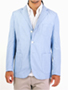 Tabloid News Shirt Material 3B Jacket 18210857: French Blue Tabloid News Shirt Material 3B Jacket 18210857: French Blue
