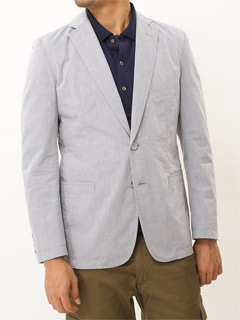 Tabloid News Shirt-Cloth 2B Jacket 19210951: Light Grey Tabloid News Shirt-Cloth 2B Jacket 19210951: Light Grey