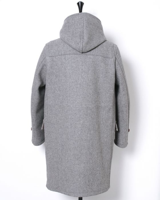 Auralee Heavy Melton Duffle Coat A6AC01HM: Top Grey Auralee Heavy Melton Duffle Coat A6AC01HM: Top Grey