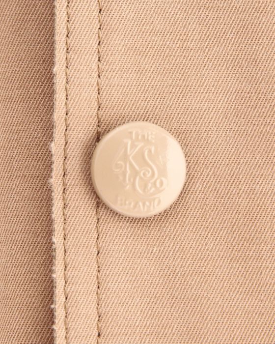 Kaptain Sunshine Bonded Double Cloth Rain Jacket KS6FJK01: Khaki Kaptain Sunshine Bonded Double Cloth Rain Jacket KS6FJK01: Khaki