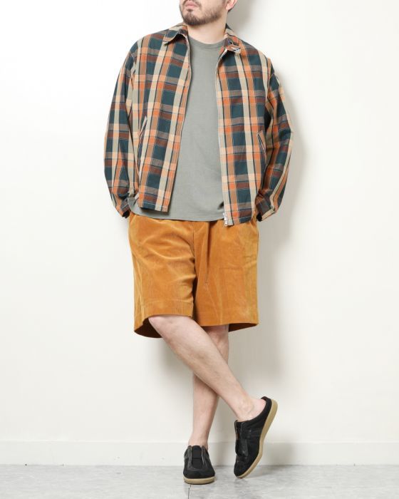 Kaptain Sunshine Multicolored Check Drizzler Jacket KS8SJK08: Brown Kaptain Sunshine Multicolored Check Drizzler Jacket KS8SJK08: Brown