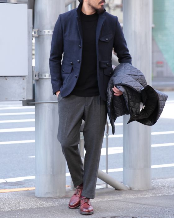 Soundman（サウンドマン） ハリスツイードノーフォークジャケット【Newcastle】