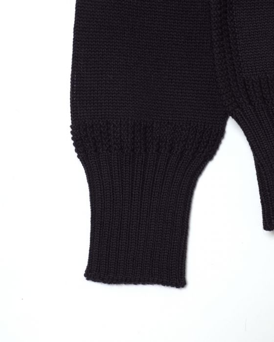Kaptain Sunshine Seamless Naval Sweater KS8FKN06: Black Kaptain Sunshine Seamless Naval Sweater KS8FKN06: Black