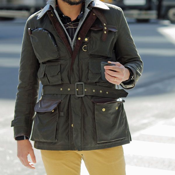 Bibury Court Oiled Cotton Field Jacket 05-BA-54: Olive Bibury Court Oiled Cotton Field Jacket 05-BA-54: Olive