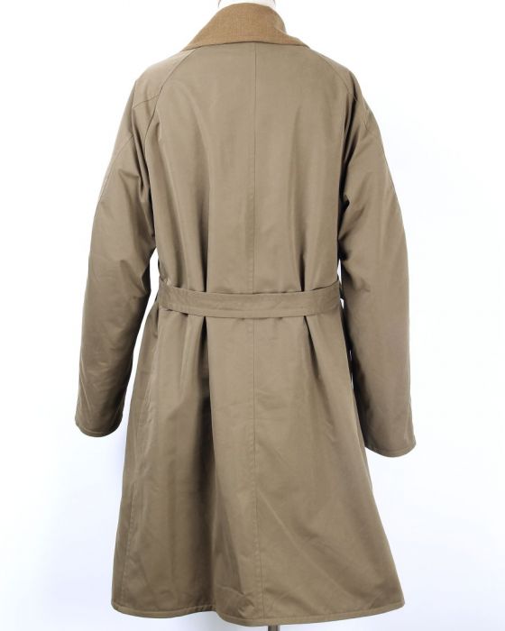Comoli Tielocken Coat 14F-04002: Khaki Comoli Tielocken Coat 14F-04002: Khaki
