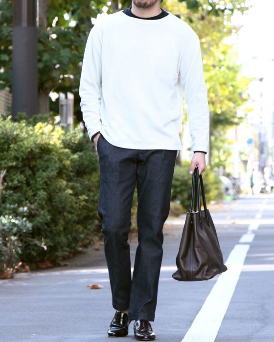 COMOLI（コモリ） ボートネックニット