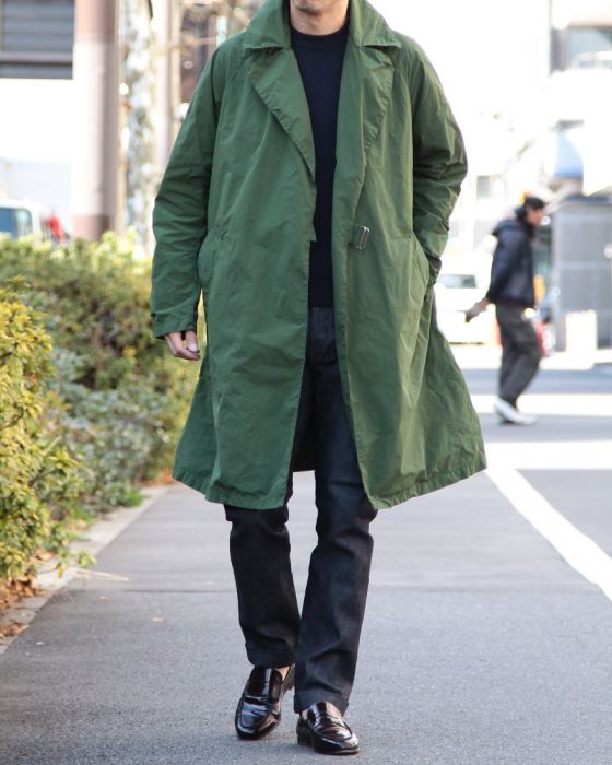 製品染めロングコート【TIELOCKEN COAT】