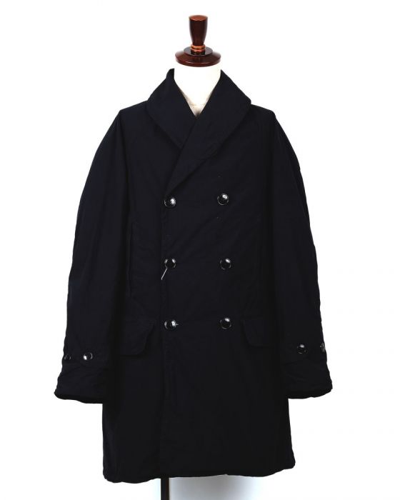 Comoli Mackinaw Coat 15S-04004: Navy