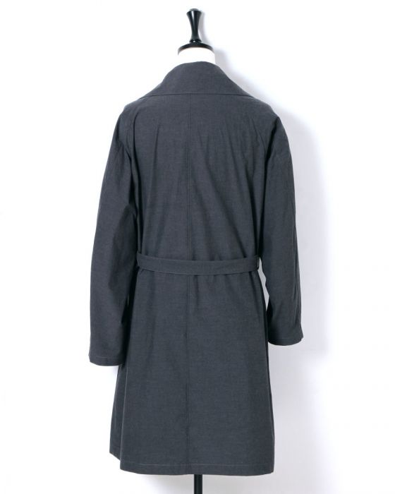 Comoli Tielocken Coat I01-04003: Grey Comoli Tielocken Coat I01-04003: Grey