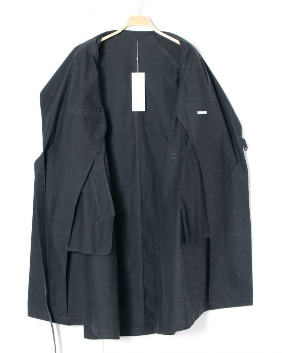 Comoli Tielocken Coat I01-04003: Grey Comoli Tielocken Coat I01-04003: Grey