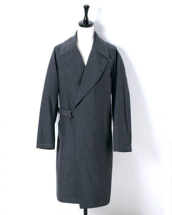 Comoli Tielocken Coat I01-04003: Grey Comoli Tielocken Coat I01-04003: Grey
