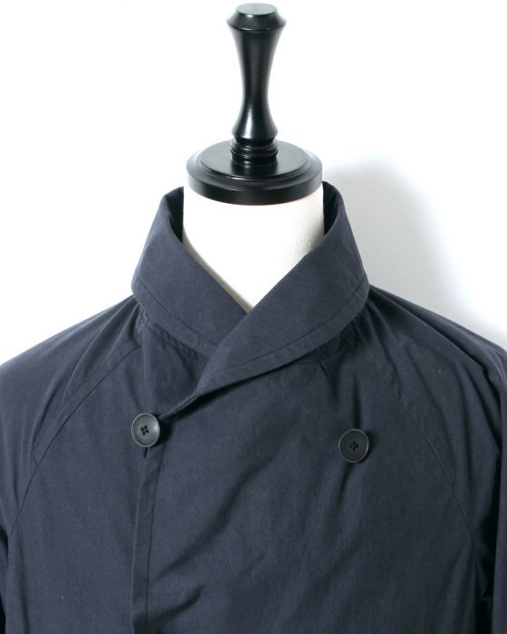 Comoli Mackinaw Coat I01-04004: Navy Comoli Mackinaw Coat I01-04004: Navy
