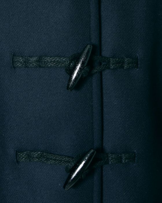 Auralee Heavy Melton Duffle Coat A5AC01HM: Navy Auralee Heavy Melton Duffle Coat A5AC01HM: Navy