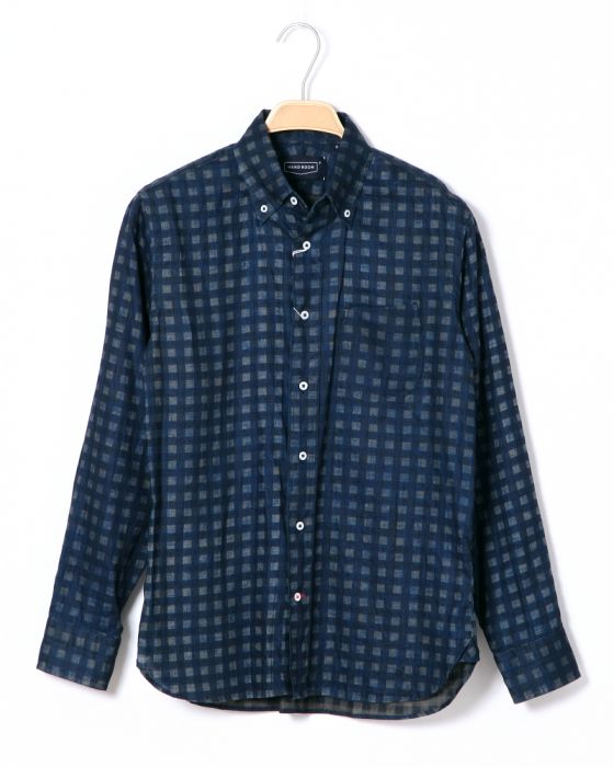 Hand Room B.D. Shirt 8061-1102: Indigo Hand Room B.D. Shirt 8061-1102: Indigo