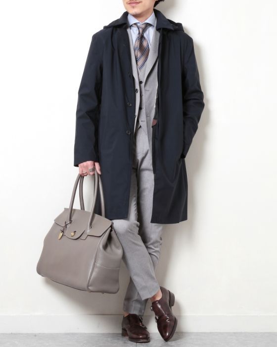 Norwegian Rain（ノルウェイジャンレイン） ライトウェイト　ストレッチ シングルステンカラーコート 【Geneve S.L.W】