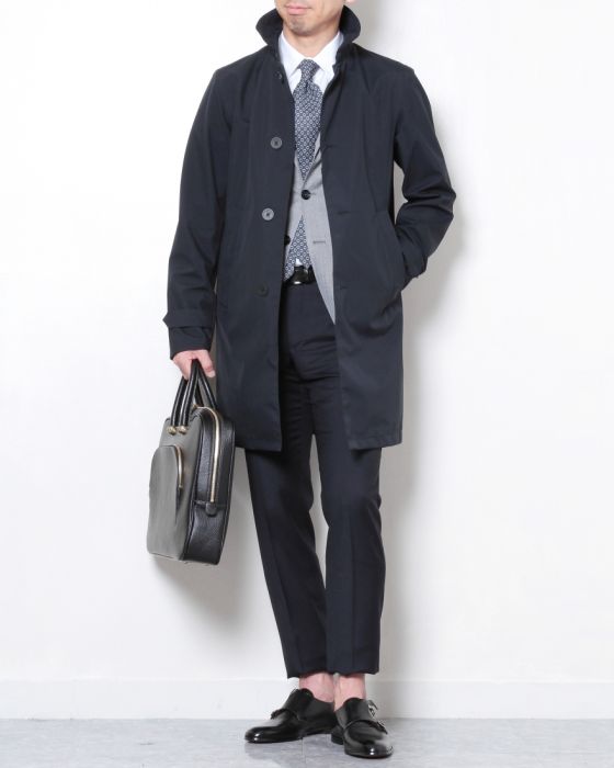 HERNO（ヘルノ） GoreTex 3レイヤー比翼ステンカラーコート【Herno Laminar(ヘルノラミナー)】