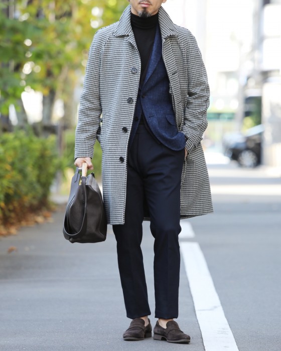 Palto Bartolomeo: White / Black