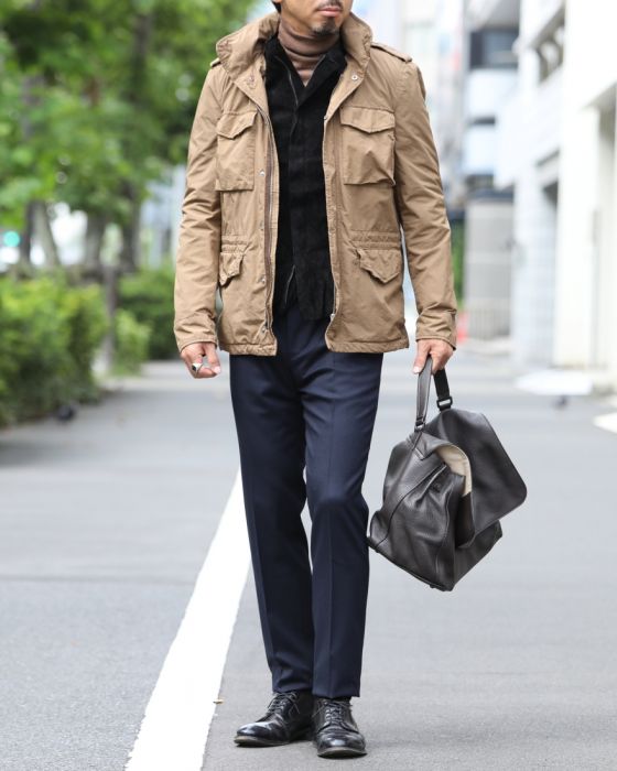 製品染め M-65 MINIFIELD VENTO 中綿Thermoreライナー付き【JP FIT】