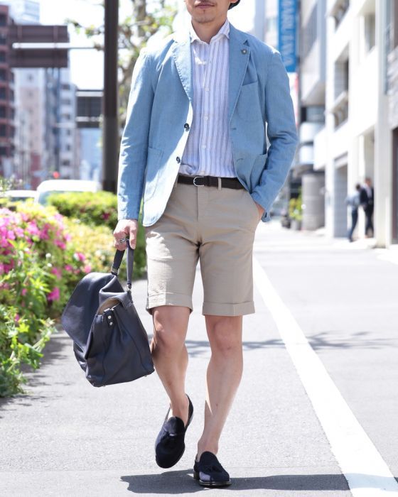 giannetto（ジャンネット） シャンブレー　シングル2Bシャツジャケット