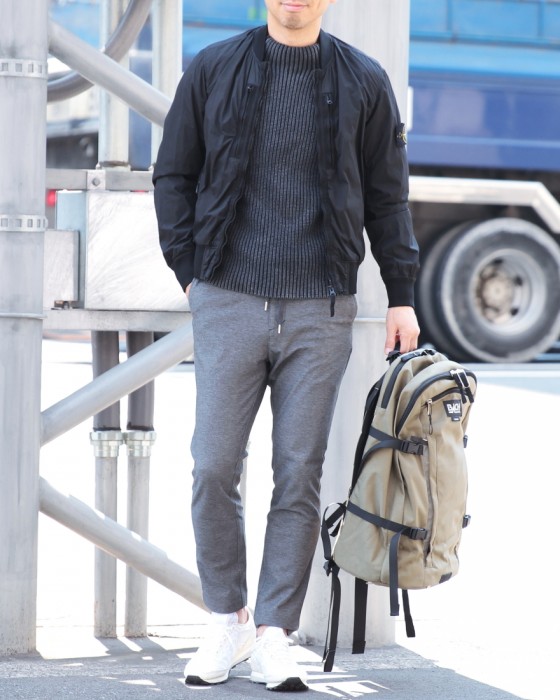 STONE ISLAND（ストーンアイランド） 製品染め MA1ブルゾン