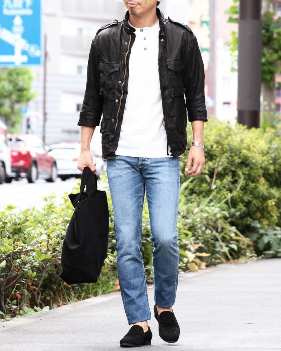 sisii（シシ） M65ウォッシャブルレザージャケット