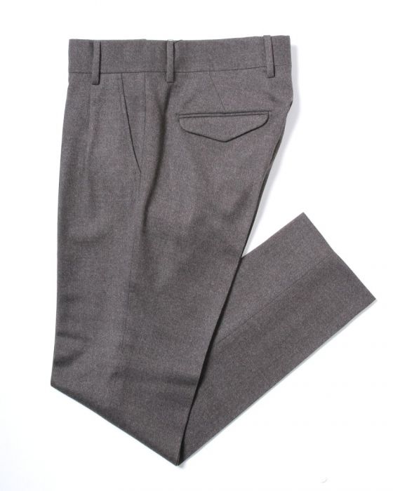 Entre Amis（アントレ・アミ） 1プリーツ　ウールストレッチ ドレススラックス