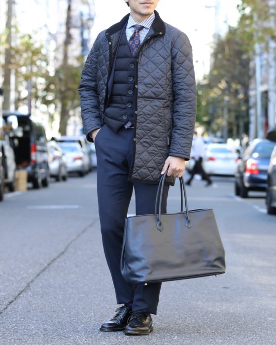 CISEI（シセイ/チセイ） 型押レザートートバッグ【ダークブラウン】