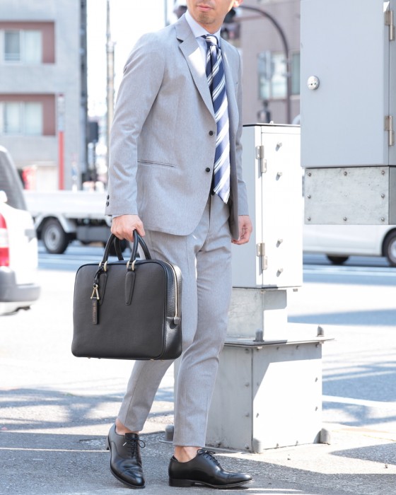 TOFF&LOADSTONE（トフアンドロードストーン） レザーブリーフバッグ Vブリーフ【TM-0002】