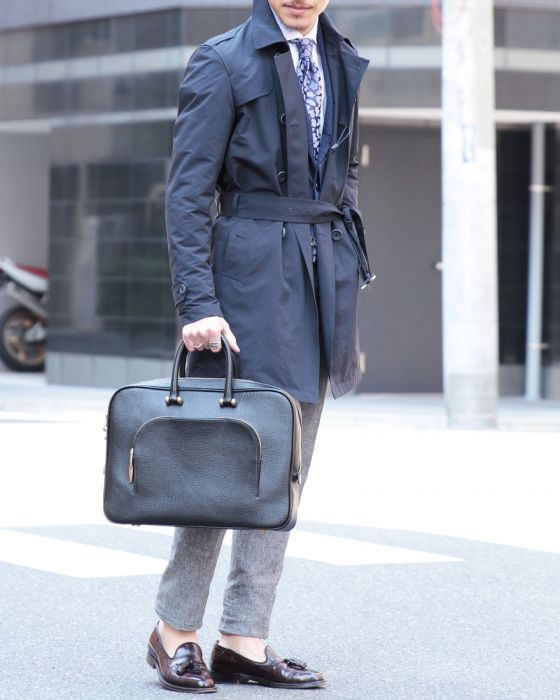 TOFF&LOADSTONE（トフアンドロードストーン） アウトサイドジップポケットレザーブリーフ Mr.ブリーフ【TM-0260】