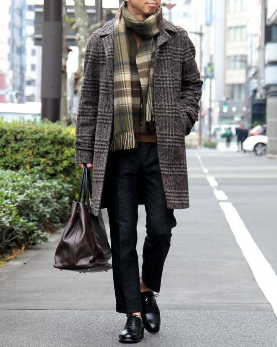 Joshua Ellis（ジョシュア エリス） 迷彩インスパイア チェックストール【70x90】