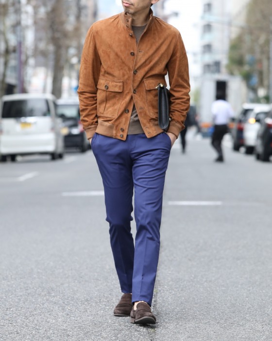 FERRANTE（フェランテ） スエードコインローファー（DK.BROWN）【FERRANTE ISEO】